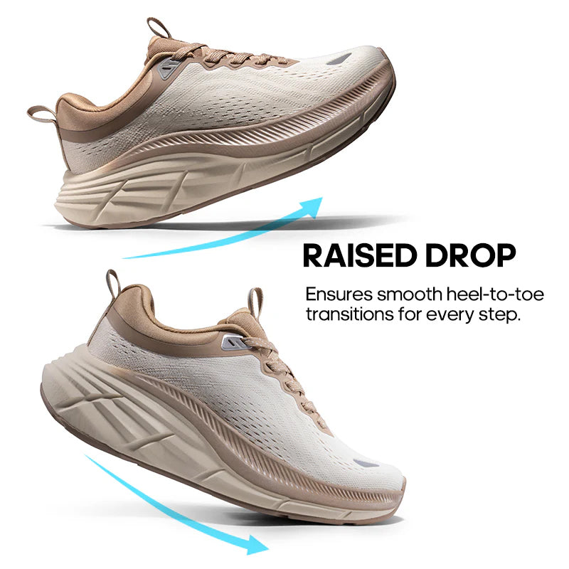 lightweight running shoes-Khaki