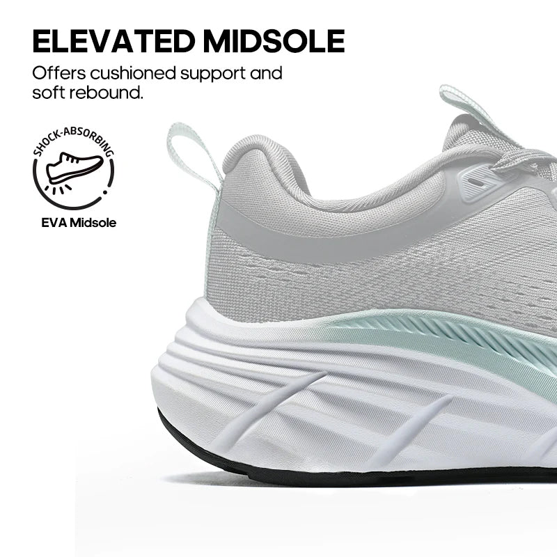 lightweight running shoes-Grey