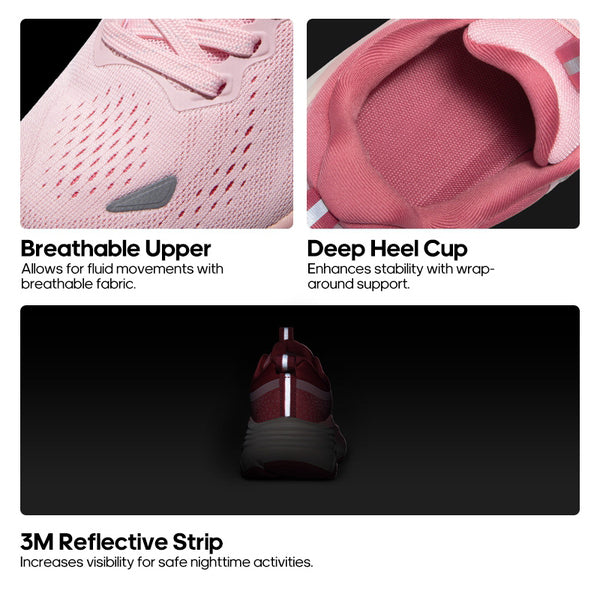 lightweight running shoes-Pink
