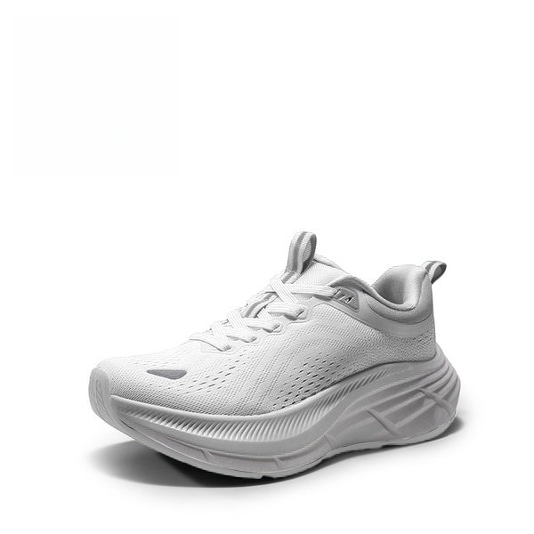 lightweight running shoes-White