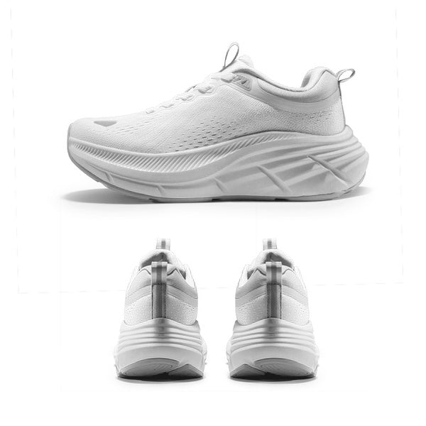 lightweight running shoes-White